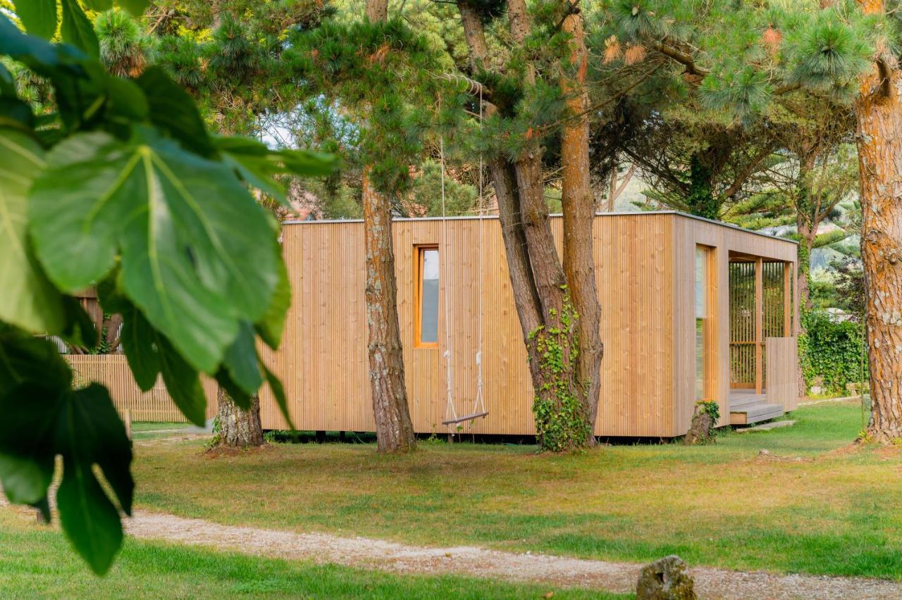 Cabanas Narea Laxe Kültér fotó