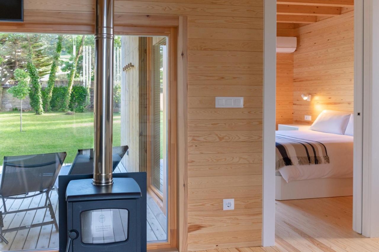Cabanas Narea Laxe Kültér fotó