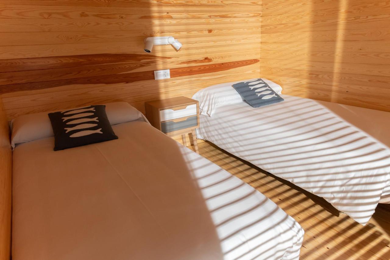 Cabanas Narea Laxe Kültér fotó